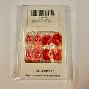 Valentines Day Press On Nails BNWOT
